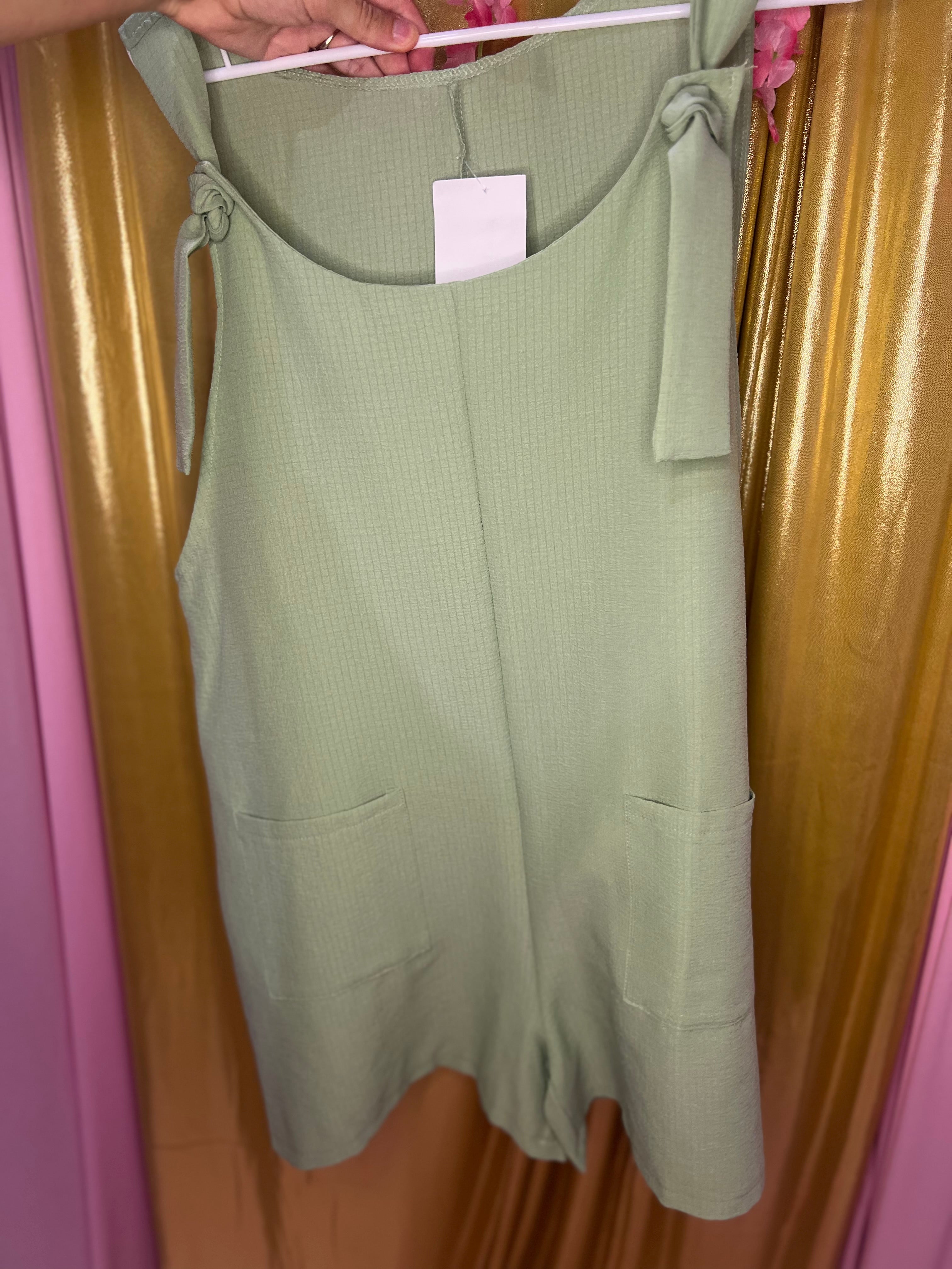 Light green romper
