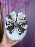 Messy cow bow