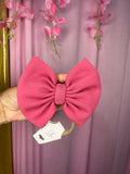Mauve pink bow