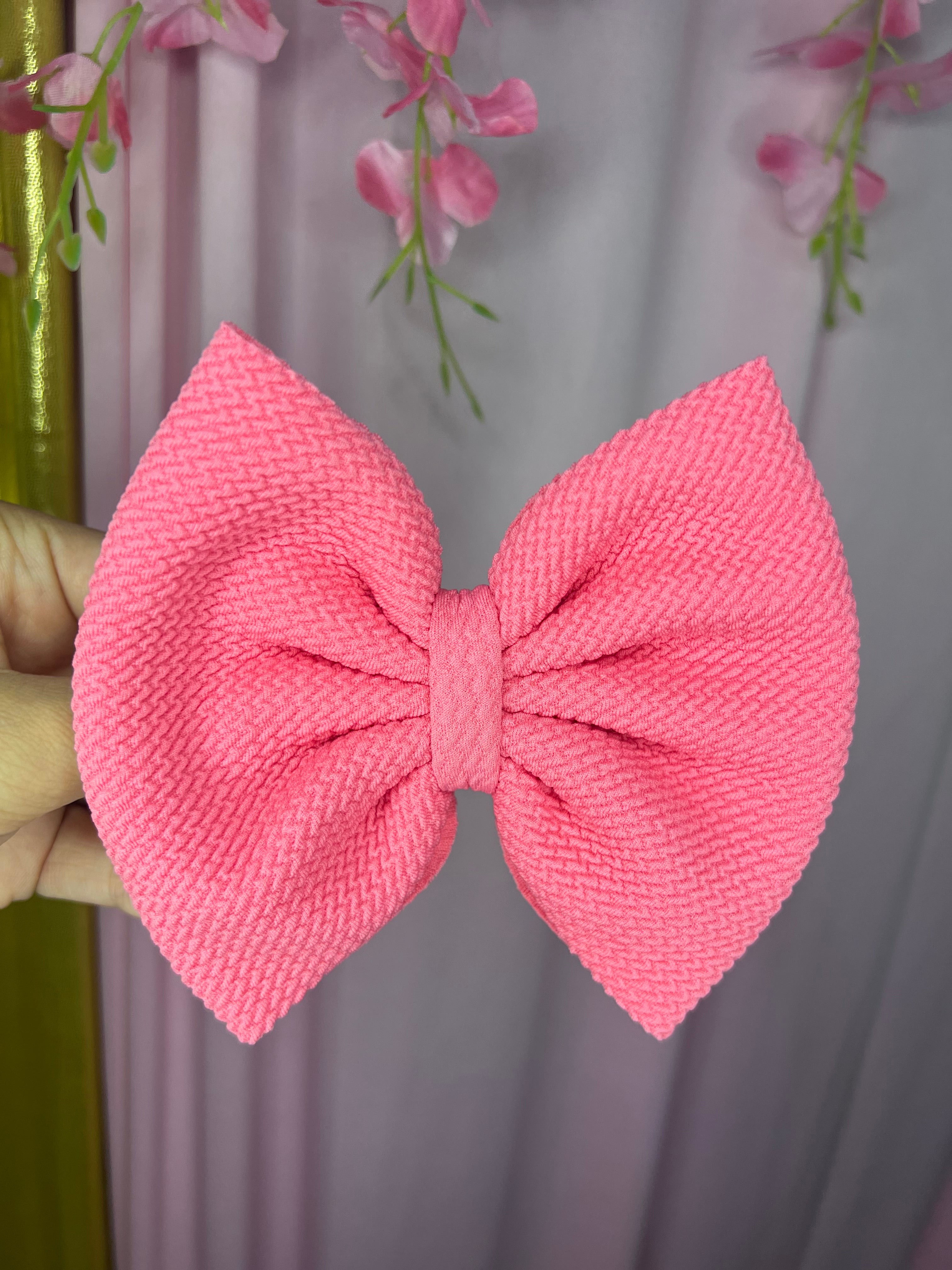 Pink bow