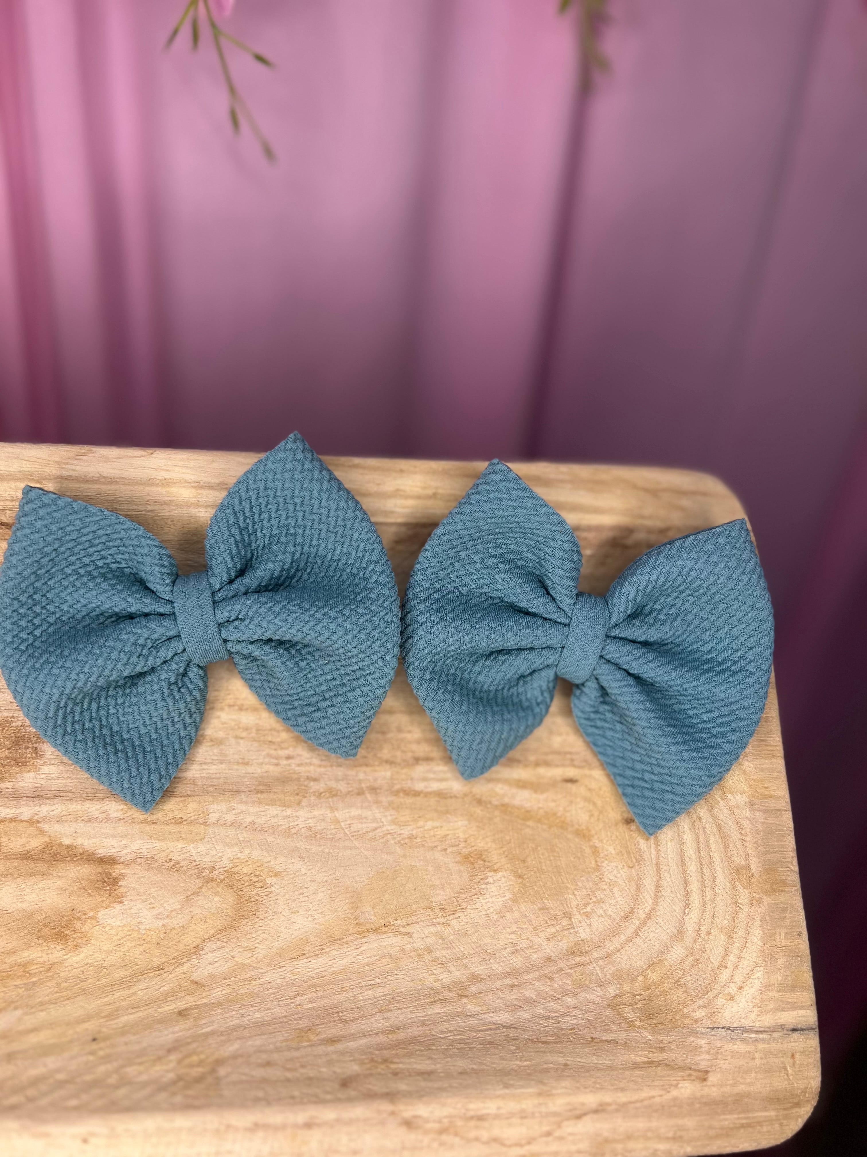 Dusty blue piggies