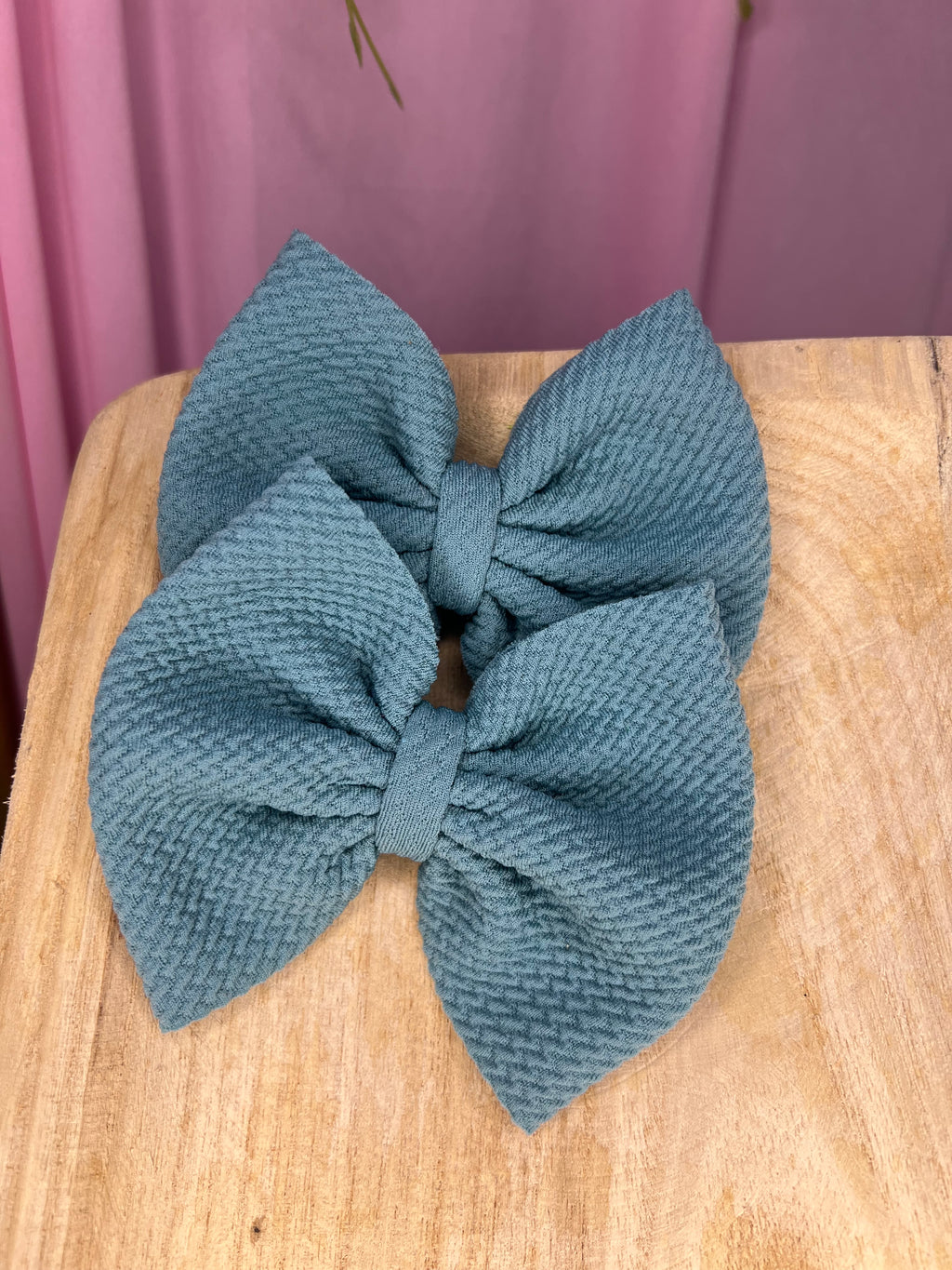 Dusty blue piggies